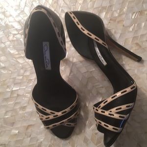 Oscar de la Renta patent pumps, black size 38